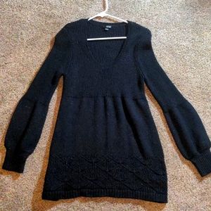 Black sweater dress size large